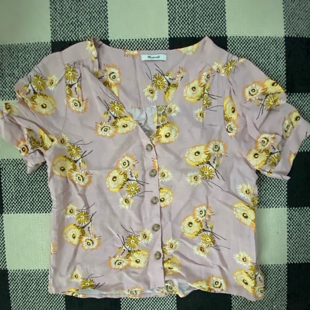 Madewell blouse in floral